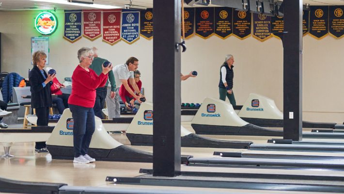 Okanagan Bowling Club-Kelowna-5 pin bowling alley Bingo Bowl Fundraiser tournament